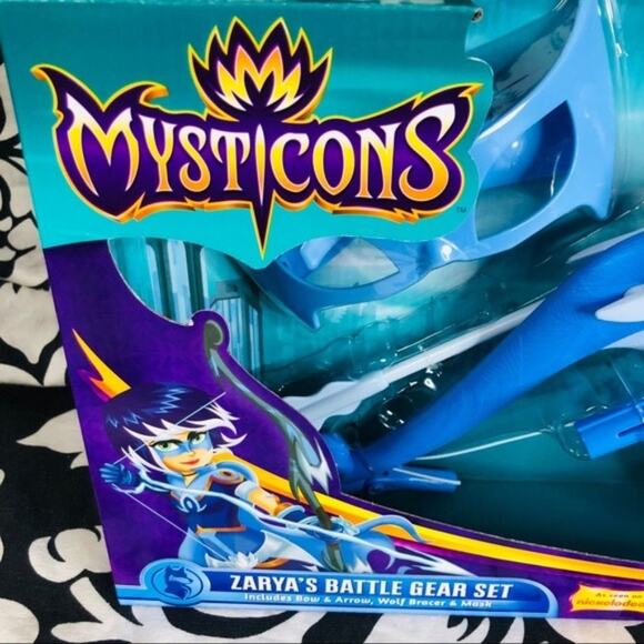 Mysticons Zarya’s Battle Gear Set W/Bow & Arrow, Bracer and Mask - Picture 3 of 8